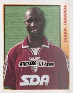 Sticker Djibril Diawara - Calcio 2000 n. 363 - Merlin