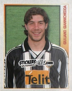 Sticker Giuliano Giannichedda - Calcio 2000 - Merlin