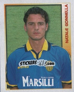 Figurina Natale Gonnella - Calcio 2000 - Merlin