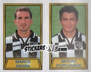 Figurina Marco Asara / Matiaz Florjiancic - Calcio 2000 - Merlin