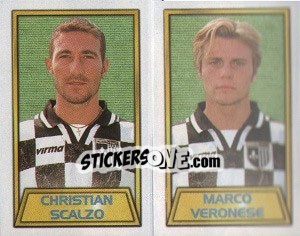 Sticker Christian Scalzo / Marco Veronese - Calcio 2000 n. 458 - Merlin