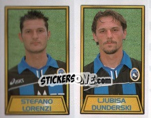 Sticker Stefano Lorenzi / Ljubisa Dunderski - Calcio 2000 - Merlin