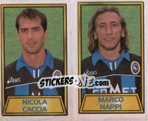 Sticker Nicola Caccia / marco Nappi - Calcio 2000 n. 466 - Merlin