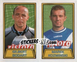 Sticker Gilbert Bodart / Marek Kozminski - Calcio 2000 n. 469 - Merlin