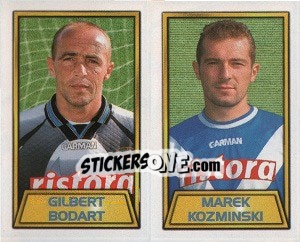 Cromo Gilbert Bodart / Marek Kozminski - Calcio 2000 - Merlin