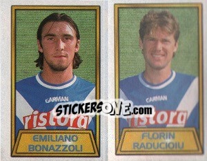 Cromo Emiliano Bonazzoli / Florin Raducioiu