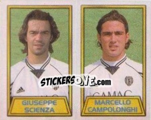 Sticker Giuseppe Scienza / marcello Campolonghi - Calcio 2000 - Merlin