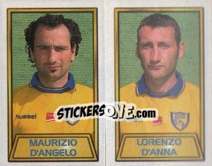 Sticker Maurizio D'Angelo / lorenzo D'Anna - Calcio 2000 n. 486 - Merlin