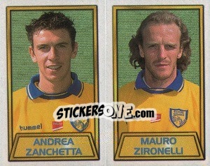 Sticker Andrea Zanchetta / Mauro Zironelli - Calcio 2000 n. 489 - Merlin