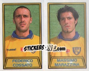 Figurina Federico Cossato / massimo Marazzina - Calcio 2000 - Merlin