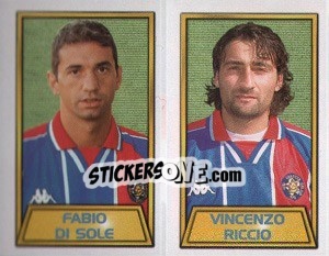 Figurina Fabio Di Sole / vincenzo Riccio - Calcio 2000 - Merlin