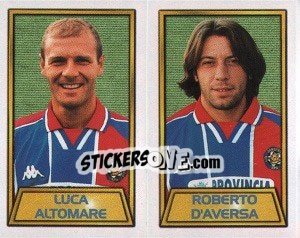 Sticker Luca Altomare / roberto D'Aversa - Calcio 2000 - Merlin