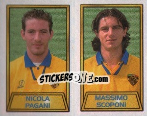 Sticker Nicola Pagani / massimo Scoponi - Calcio 2000 n. 511 - Merlin