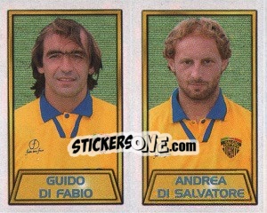Cromo Guido Di Fabio / andrea Di Salvatore - Calcio 2000 - Merlin