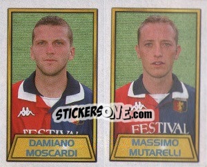 Sticker Damiano Moscardi / Massimo Mutarelli - Calcio 2000 n. 520 - Merlin