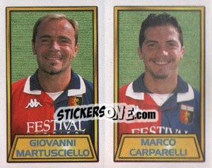 Sticker Giovanni Martusciello / marco Carparelli - Calcio 2000 n. 522 - Merlin