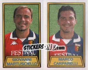 Sticker Giovanni Martusciello / marco Carparelli - Calcio 2000 - Merlin