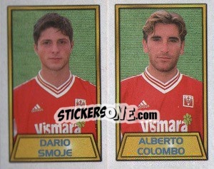 Cromo Dario Smoje / alberto Colombo - Calcio 2000 - Merlin