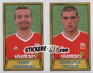 Sticker Fabio Vignaroli / Gianluca Triuzzi - Calcio 2000 n. 530 - Merlin