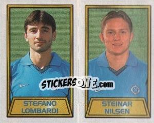 Figurina Stefano Lombardi / Steinar Nilsen - Calcio 2000 - Merlin