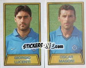 Sticker Giorgio Lucenti / Oscar Magoni - Calcio 2000 n. 536 - Merlin