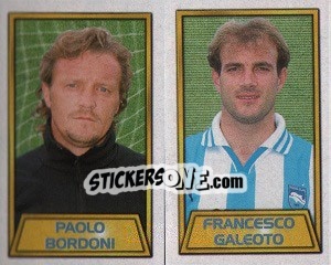 Sticker Paolo Bordoni / francesco Galeoto - Calcio 2000 - Merlin