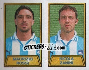 Sticker Maurizio Rossi / nicola Zanini - Calcio 2000 n. 545 - Merlin