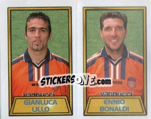 Cromo Gianluca Lillo / Ennio Bonaldi - Calcio 2000 - Merlin