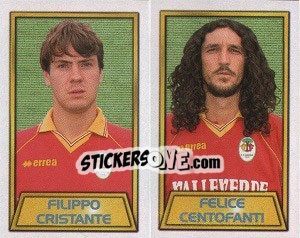 Cromo Filippo Cristante / Felice Centofanti - Calcio 2000 - Merlin