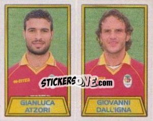Sticker Gianluca Atzori / Giovanni Dall'Igna - Calcio 2000 n. 559 - Merlin