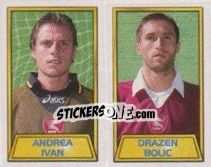 Sticker Andrea Ivan / Drazen Bolic - Calcio 2000 n. 565 - Merlin