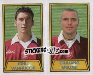 Sticker Ighli Vannucchi / Giuliano Melosi - Calcio 2000 n. 569 - Merlin