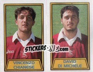 Cromo Vincenzo Chianese / David Di Michele - Calcio 2000 - Merlin