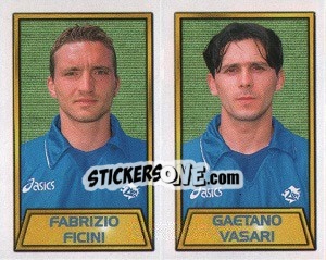 Sticker Fabrizio Ficini / Gaetano Vasari - Calcio 2000 n. 576 - Merlin