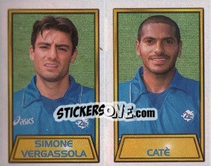 Cromo Simone Vergassola / cate - Calcio 2000 - Merlin
