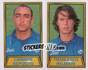 Sticker Carmine Esposito / Francesco Palmieri - Calcio 2000 n. 578 - Merlin