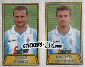 Sticker Paolo Bianco / matteo Centurioni - Calcio 2000 n. 598 - Merlin