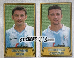 Sticker Giovanni Bosi / Federico Crovari - Calcio 2000 - Merlin
