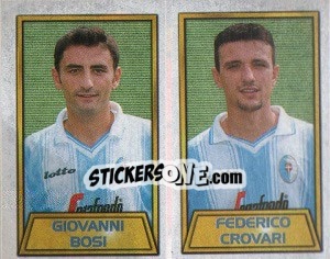Sticker Giovanni Bosi / Federico Crovari - Calcio 2000 n. 600 - Merlin