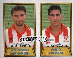 Sticker Antonino Bernardini / Fabio Firmani - Calcio 2000 n. 607 - Merlin
