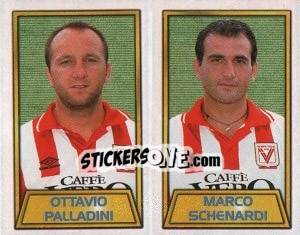 Sticker Ottavio Palladini / marco Schenardi - Calcio 2000 - Merlin