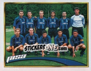 Figurina Pisa - Calcio 2000 - Merlin