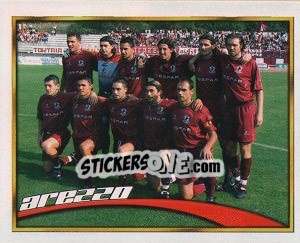 Figurina Arezzo - Calcio 2000 - Merlin