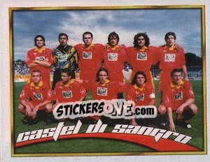 Figurina Castel di Sangro - Calcio 2000 - Merlin