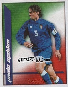 Sticker Paolo Maldini - Calcio 2000 n. 650 - Merlin