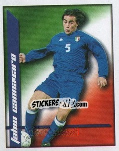 Figurina Fabio Cannavaro - Calcio 2000 - Merlin