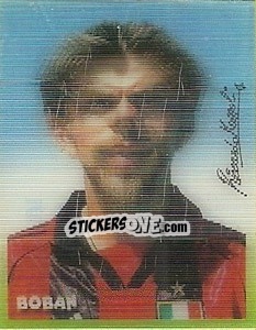 Figurina Boban - Calcio 2000 - Merlin