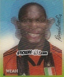Sticker Weah - Calcio 2000 n. C41 - Merlin