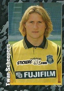 Sticker Twan Scheepers - Voetbal 1996-1997 n. 196 - Panini