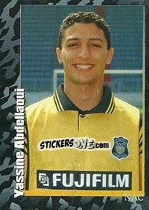 Sticker Yassine Abdellaoui - Voetbal 1996-1997 - Panini